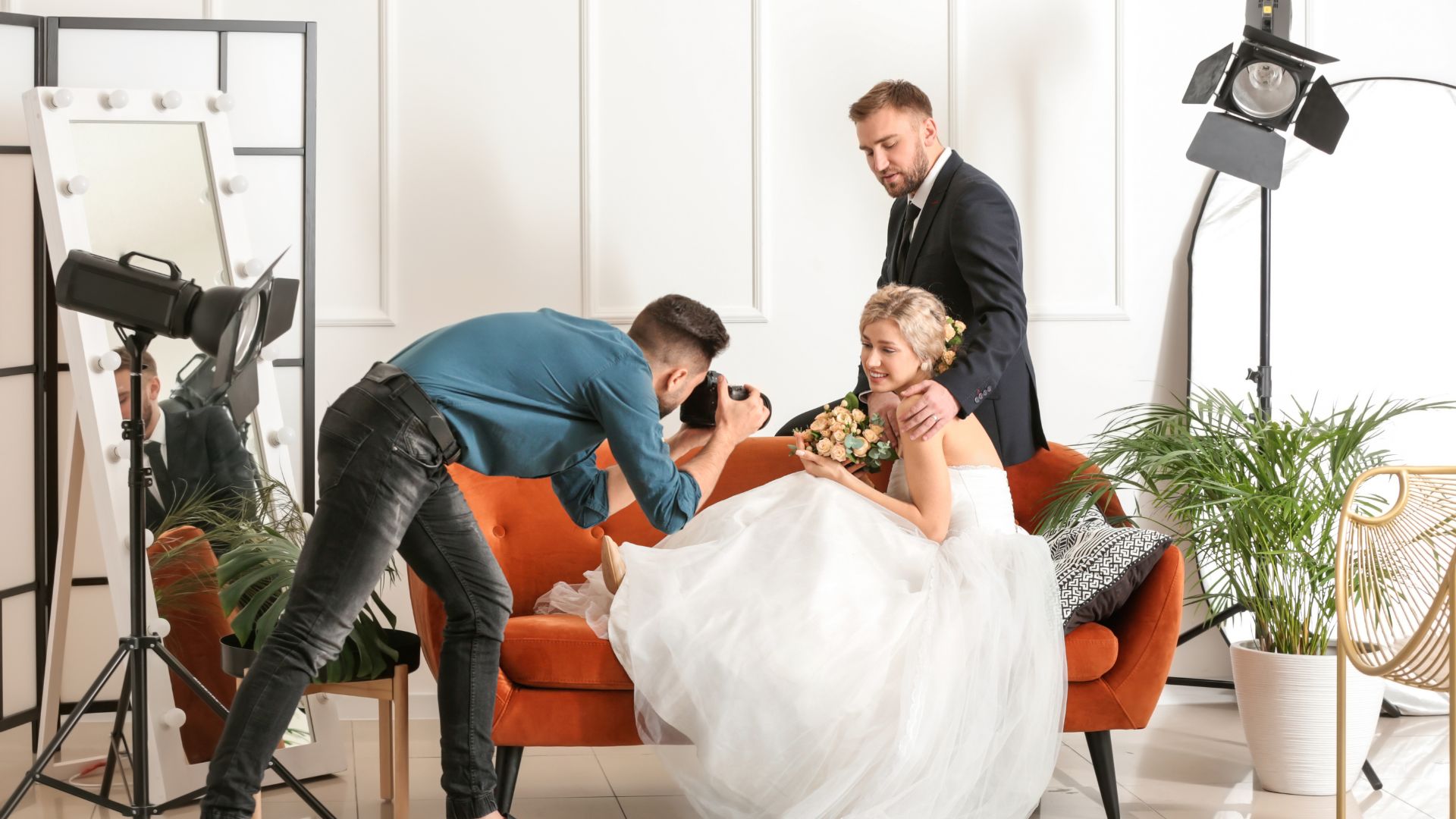 Meet with your photographer to discuss your wedding video and photo shot list