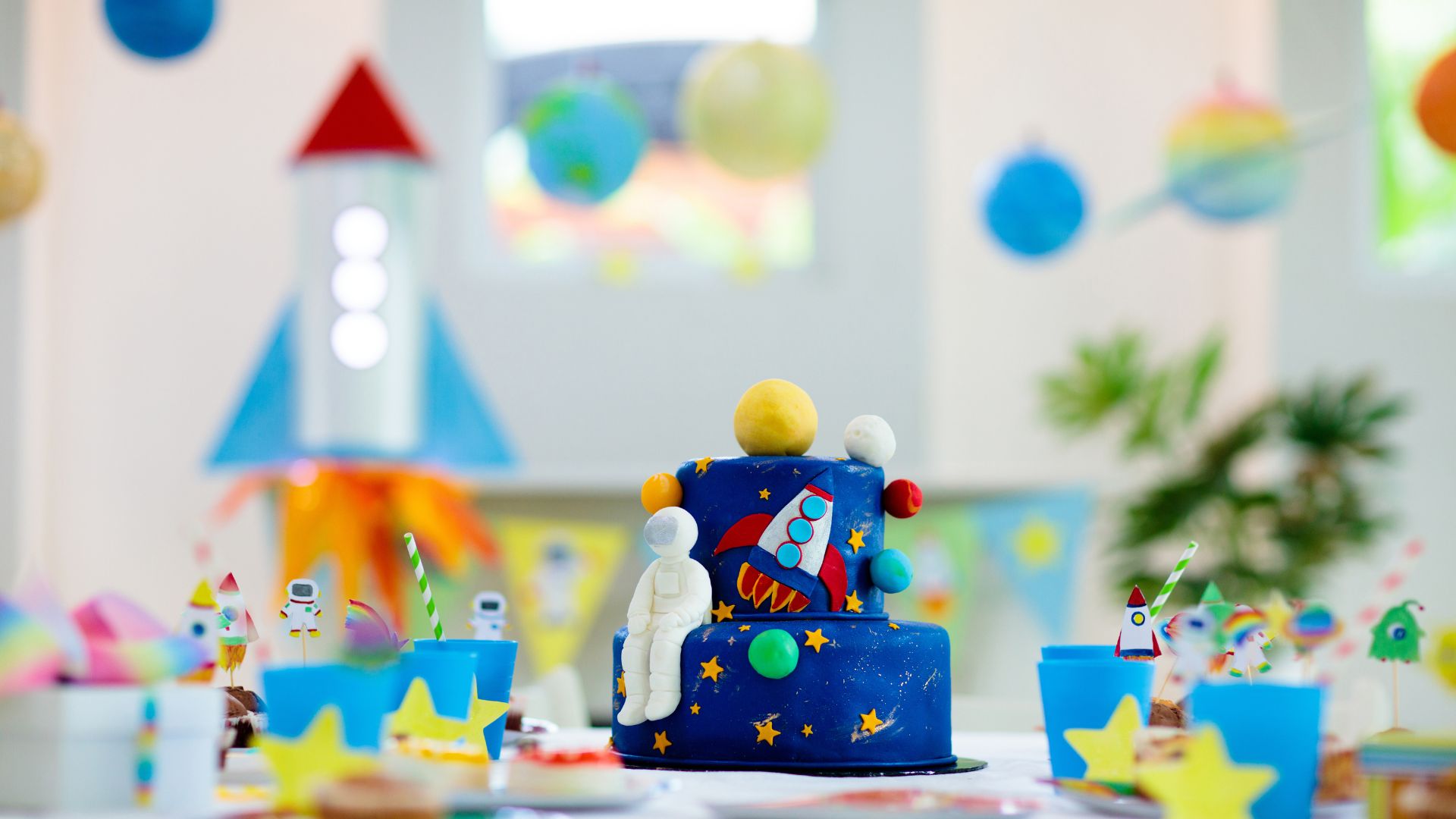 Space themed birthday party